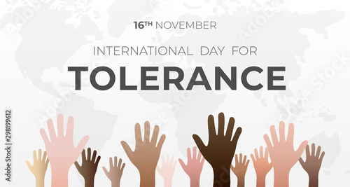International Day for Tolerance Background Illustration