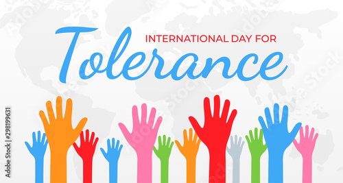 International Day for Tolerance Background Illustration