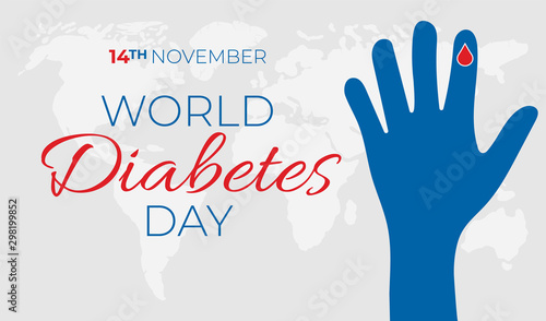 World Diabetes Day Illustration Background Banner