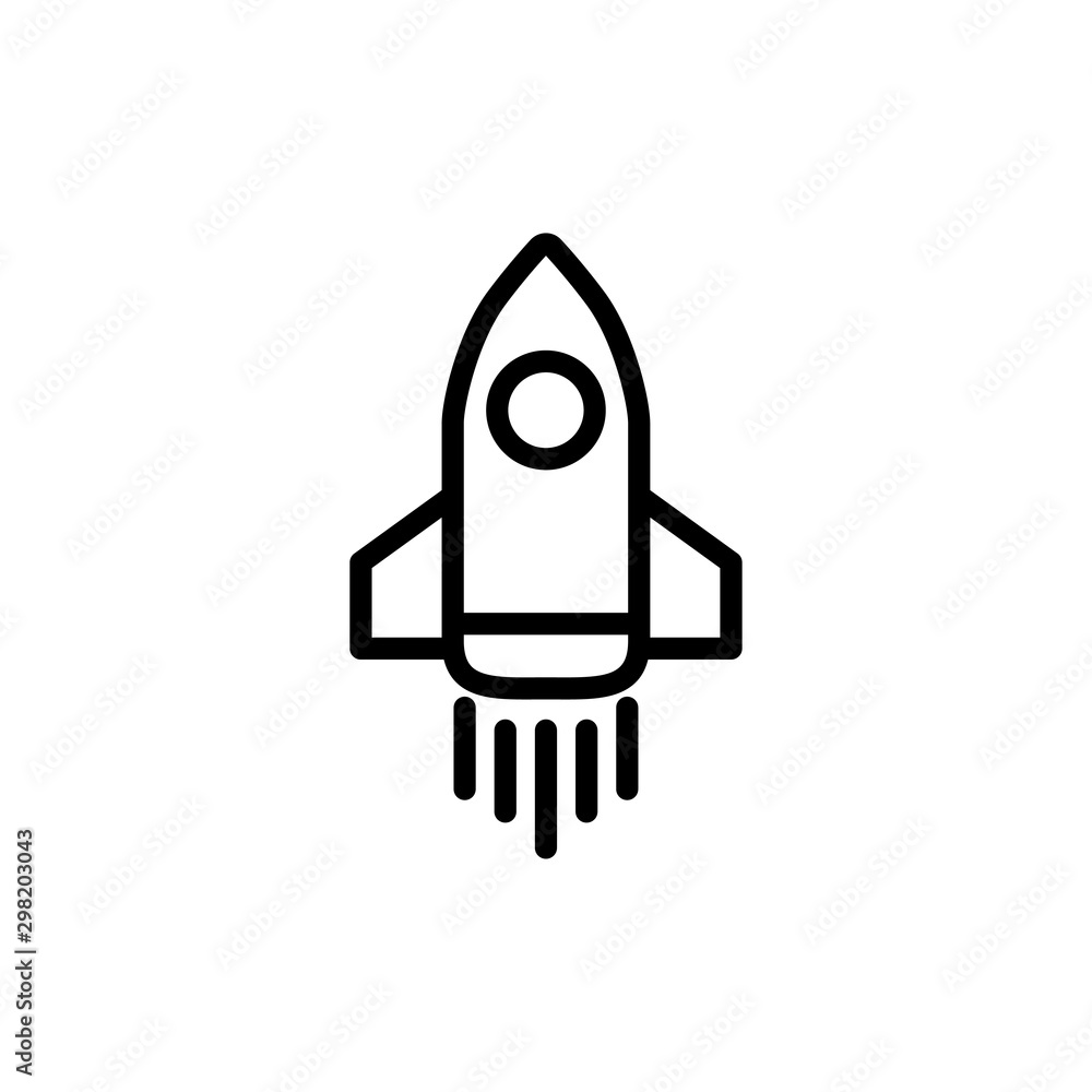 Rocket, start up icon Rocket, start up icon
