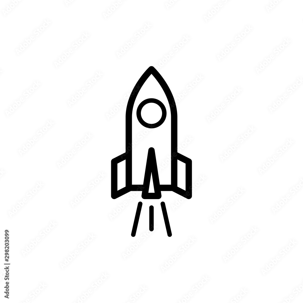 Rocket, start up icon Rocket, start up icon