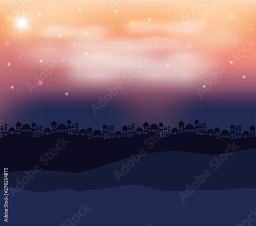 manger houses cityscape buildings landscape