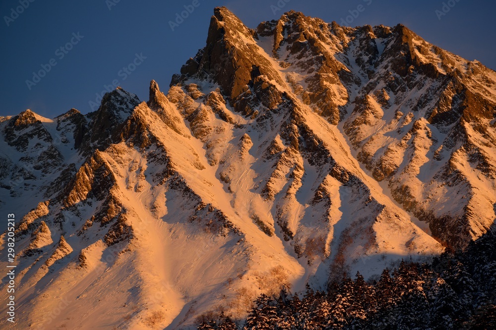 Obraz premium 堰堤より