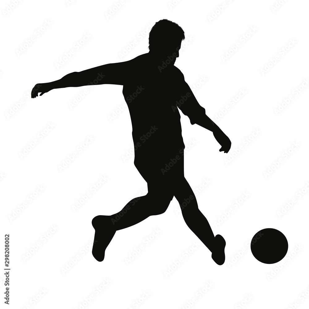 Soccer Silhouette Soccer Silhouette