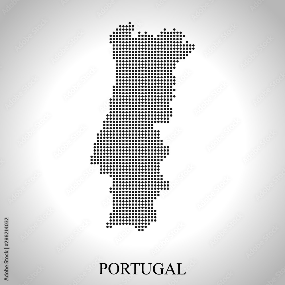 map of Portugal