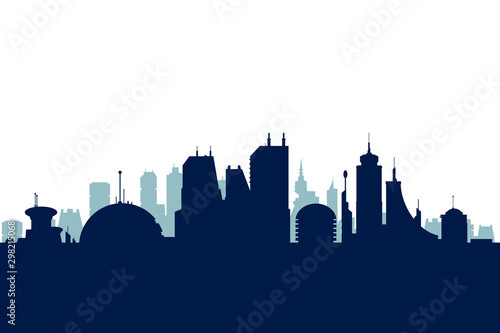 City in space aliens base futuristic 