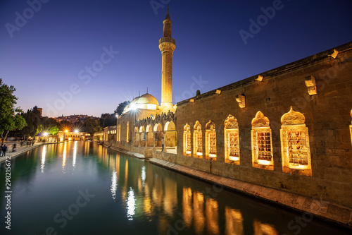 Balikligol, Sanliurfa / Turkey. Balikligol Mosque ( Fish Lake )