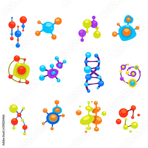 Genetic engineering, DNA cells vector isolated illustration