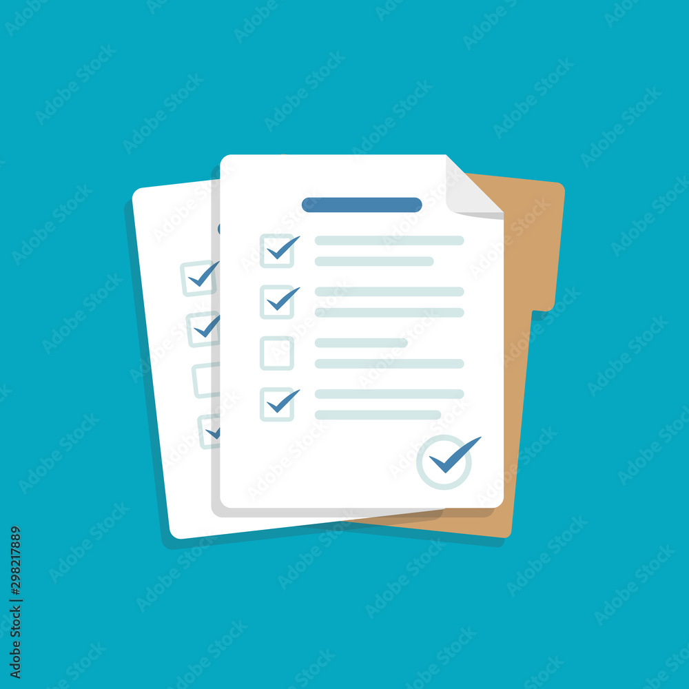 Contract documents pile vector illustration Contract documents pile vector illustration