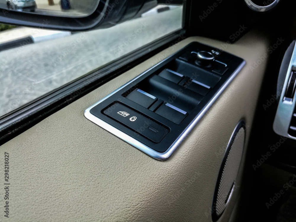 chilled lock and automatic door lock controls of a exotic car