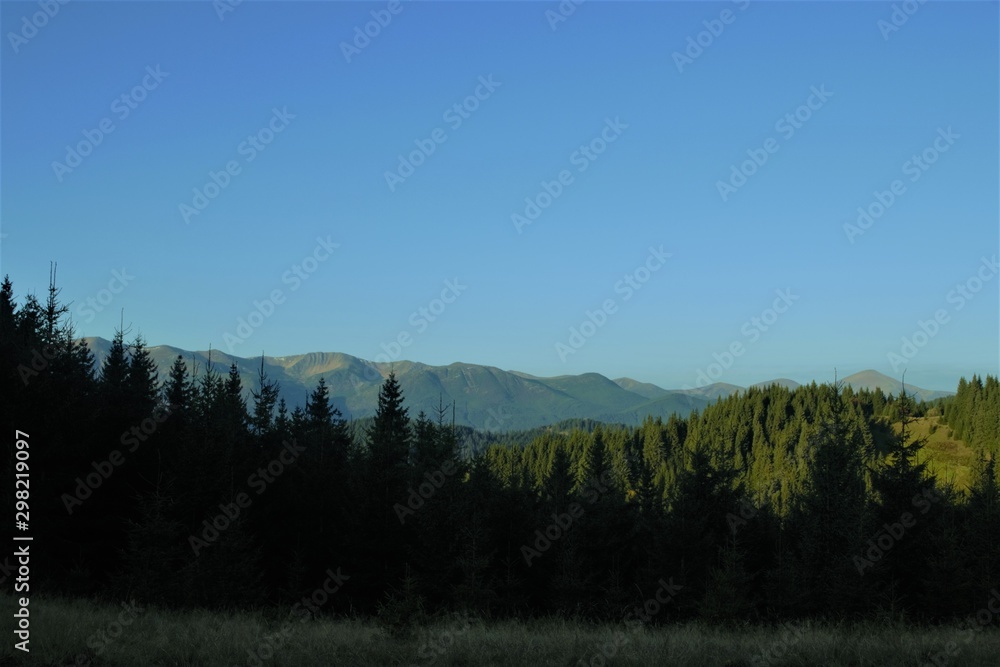 Obraz premium beautiful view from the mountain