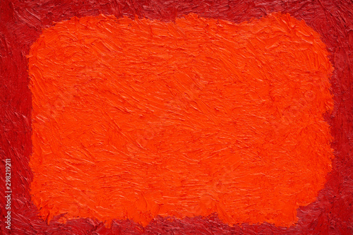 oil color painted red orange background