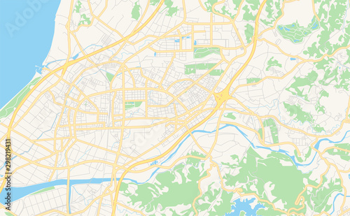 Printable street map of Toufen  Taiwan
