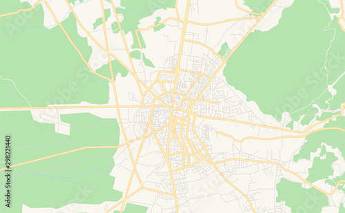 Printable street map of As-Suwayda  Syria