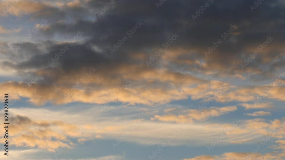 Time-lapse White Puffy Clouds with Clear Blue Sky (UltraHD 4K)