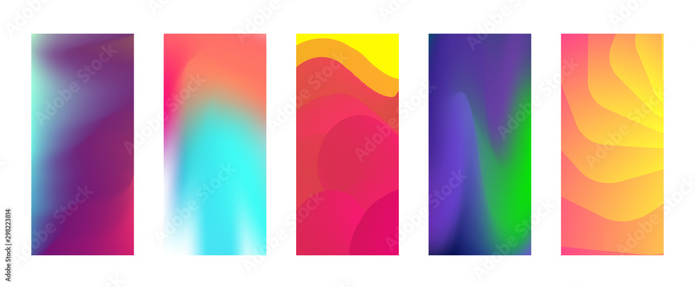 Trendy phablet mobile abstract background vector