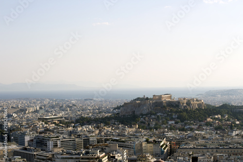 Panoramic view of Athens, Greece. Parthenon in background. © Valerio