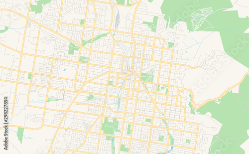 Printable street map of Toowoomba  Australia