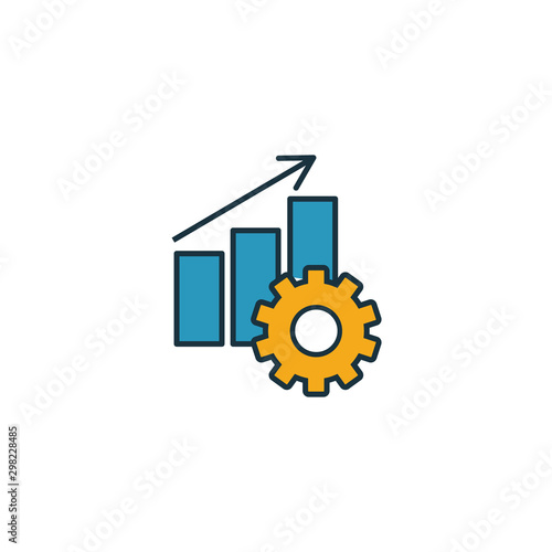 Productivity icon. Simple element from project management icons collection. Creative Productivity icon ui, ux, apps, software and infographics