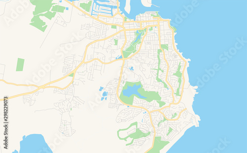 Printable street map of Port Macquarie  Australia