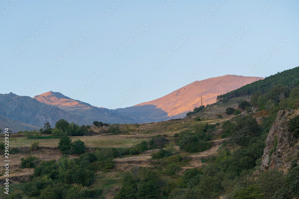 High mountain landscapes of Sierra Nevada High mountain landscapes of Sierra Nevada