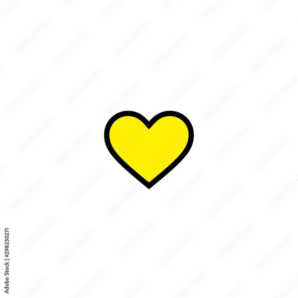 Heart Like Vector Icon. Isolated Like Button Line Icon Heart Like Vector Icon. Isolated Like Button Line Icon