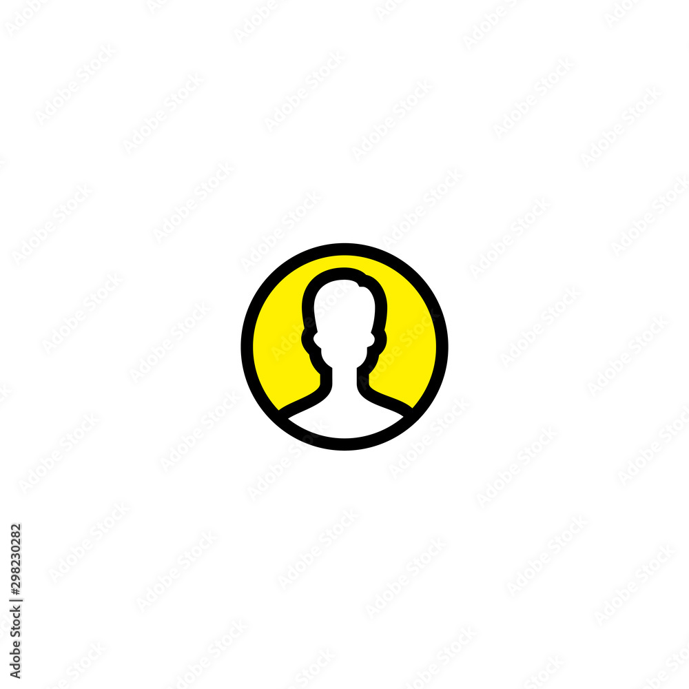 User Vector Icon. Isolated Profile Account Line Icon User Vector Icon. Isolated Profile Account Line Icon