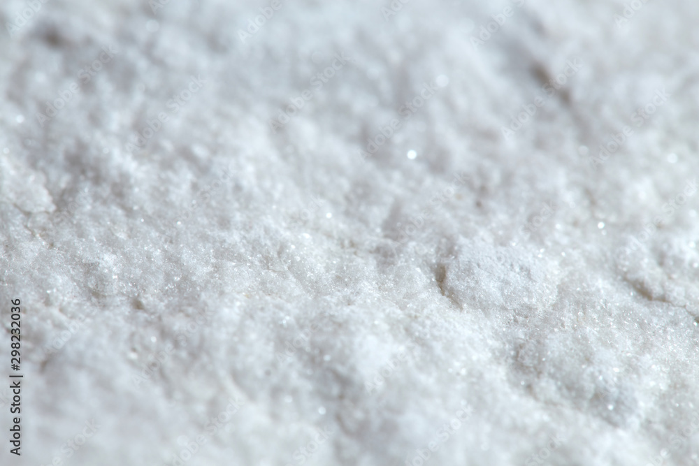 Obraz premium Grainy texture of white stone. Raw marble, the basis for future sculpture. Horizontal.