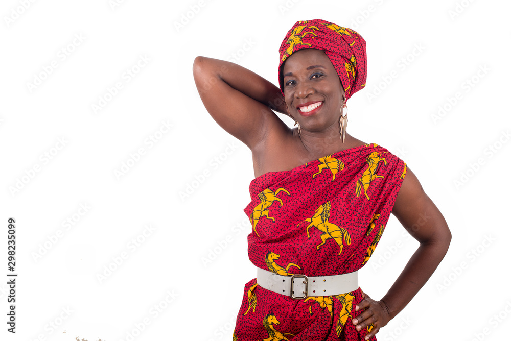 portrait of young woman, happy.