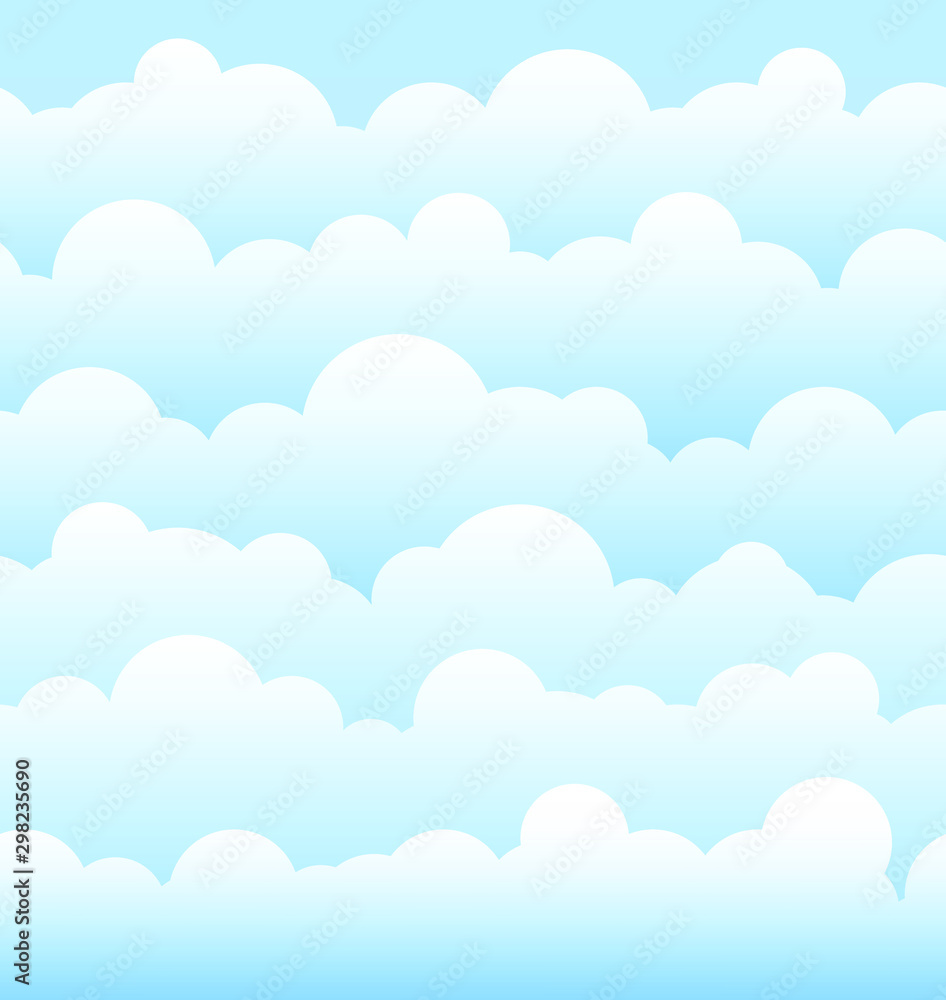 Clouds background vector illustration