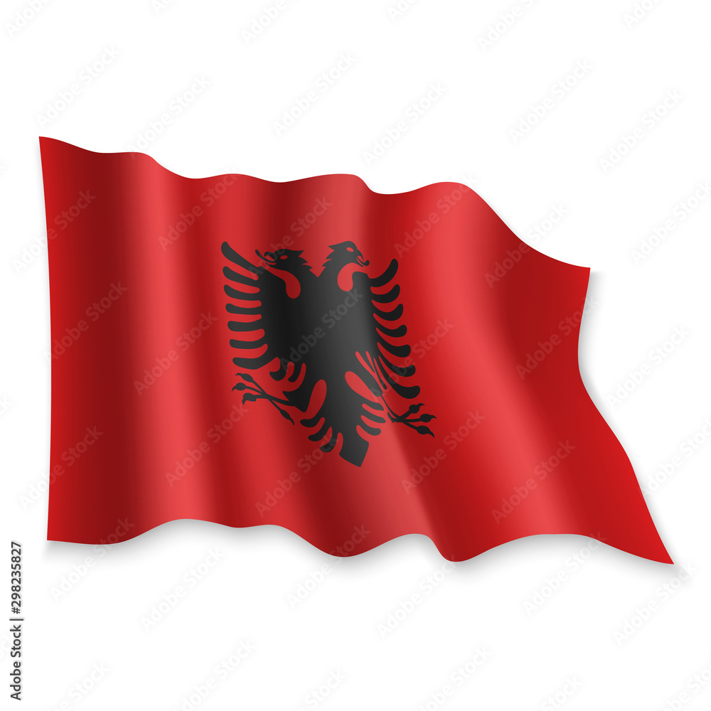3D Waving Flag. Vector illustration 3D Waving Flag. Vector illustration