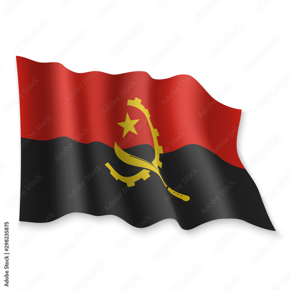 3D Waving Flag. Vector illustration 3D Waving Flag. Vector illustration