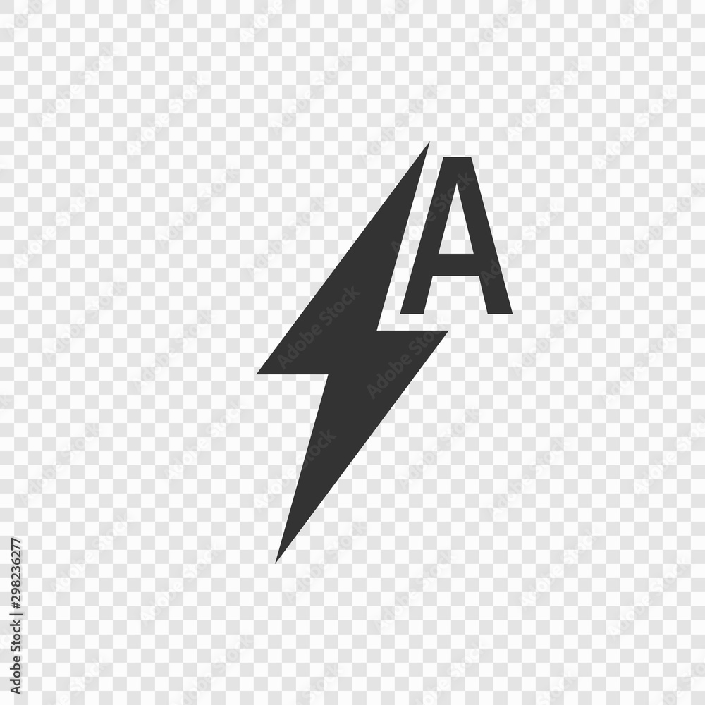Lightning or electric power Icon Lightning or electric power Icon