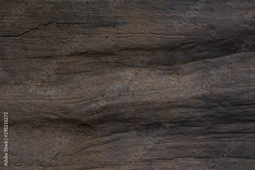 Textured stone sandstone surface. Top view.