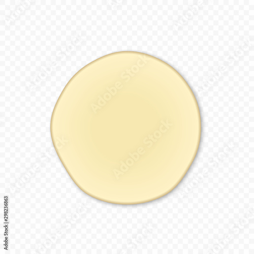 Bread dough isolated