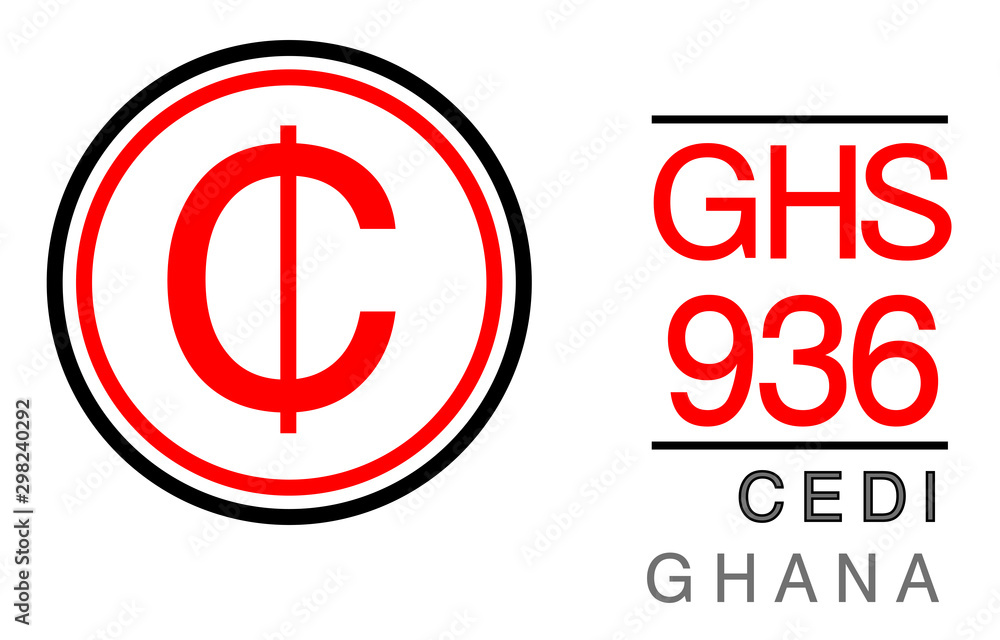 C, GHS, 936, Cedi, Ghana Banking Currency icon typography logo banner set isolated on background. Abstract concept graphic element. Collection of currency symbols ISO 4217 signs used in country C, GHS, 936, Cedi, Ghana Banking Currency icon typography logo banner set isolated on background. Abstract concept graphic element. Collection of currency symbols ISO 4217 signs used in country