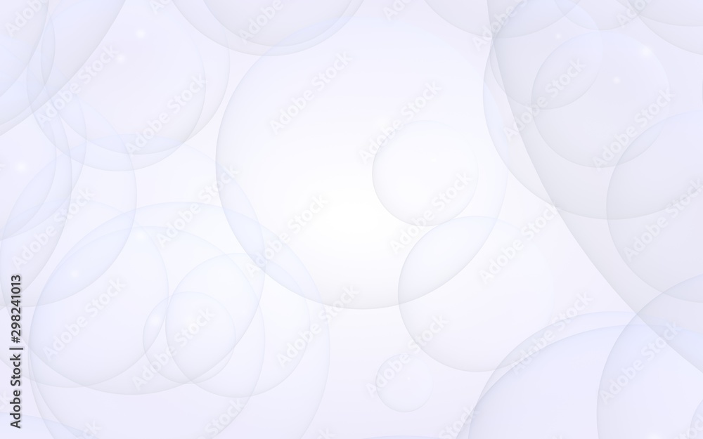 Abstract white background. Backdrop with light transparent bubbles. 3D illustration Abstract white background. Backdrop with light transparent bubbles. 3D illustration