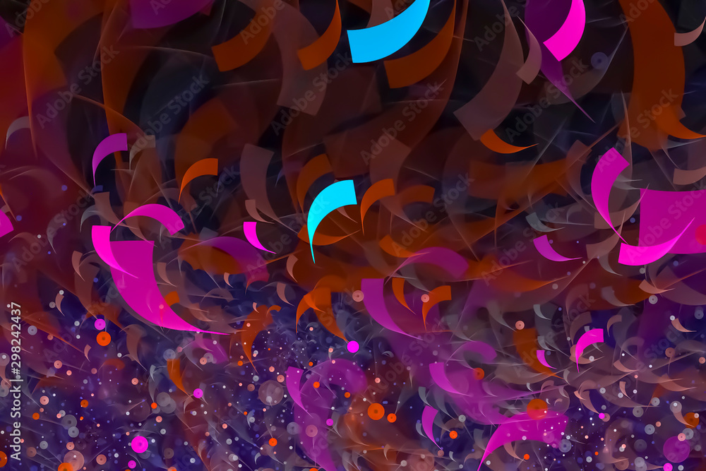 abstract digital fractal fantasy design creative future