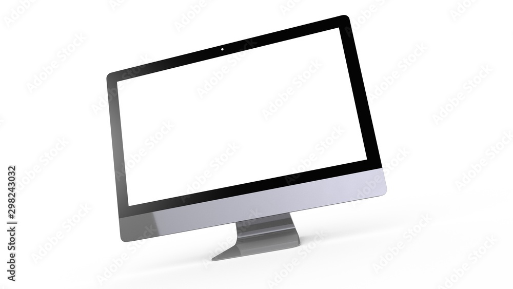 flat monitor white screen computer, pc display digital wide screen and slim 3d flat monitor white screen computer, pc display digital wide screen and slim 3d