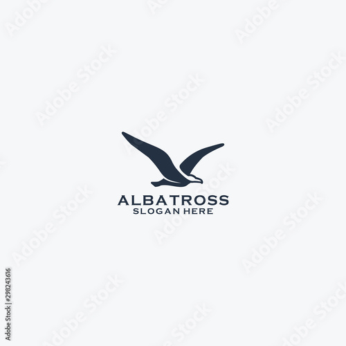Albatroos logo design photo