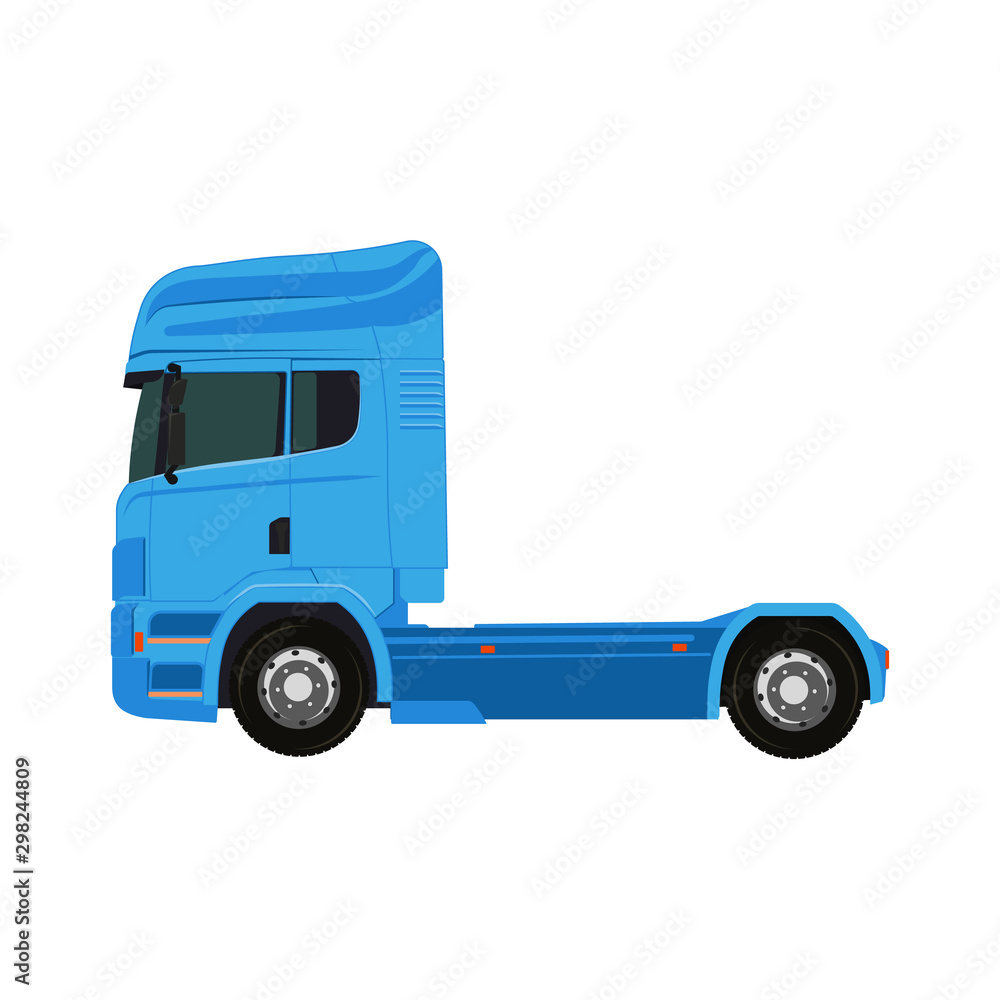 truck for transportation cargo vector illustration isolated on white background