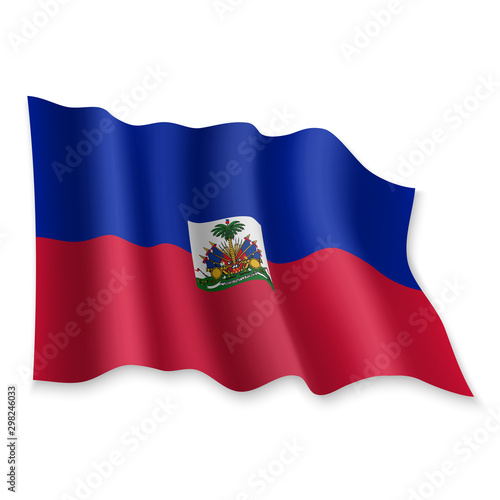 Free Download 3D Waving Flag. Vector illustration - GFXLoad