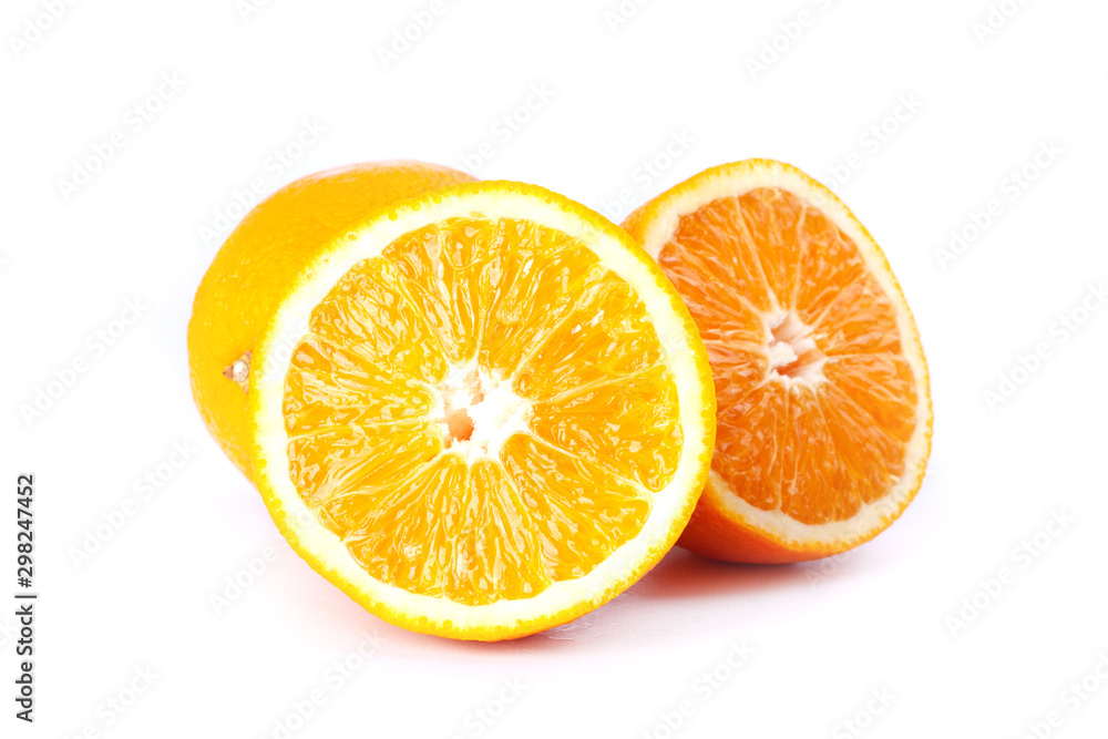 chopped orange citrus on white background,orange fruit isolated chopped orange citrus on white background,orange fruit isolated