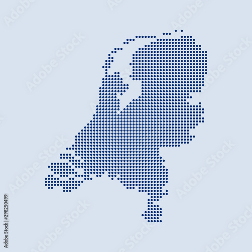 map of Netherlands