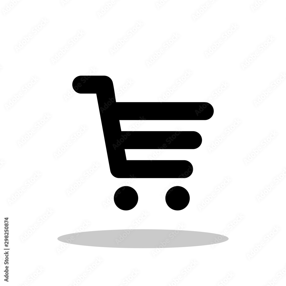 Shopping icon in flat style. Shopping symbol for your web site design, logo, app, UI Vector EPS 10. Shopping icon in flat style. Shopping symbol for your web site design, logo, app, UI Vector EPS 10.