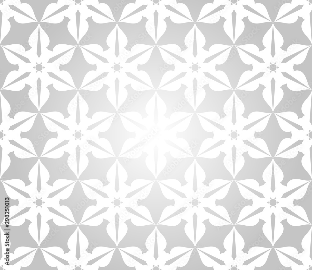 Vector Seamless Pattern with winter snowflakes Vector Seamless Pattern with winter snowflakes