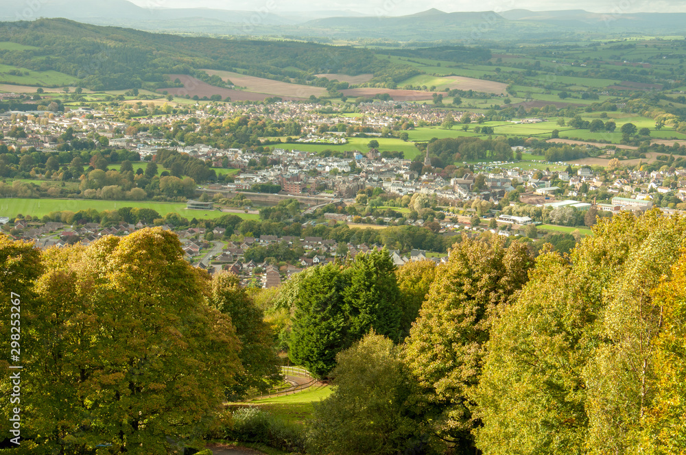 Monmouth valley in the autumn
