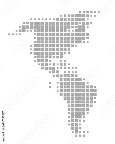 Karte von Amerika