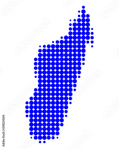 Karte von Madagaskar