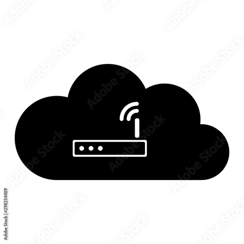 Router und Wolke